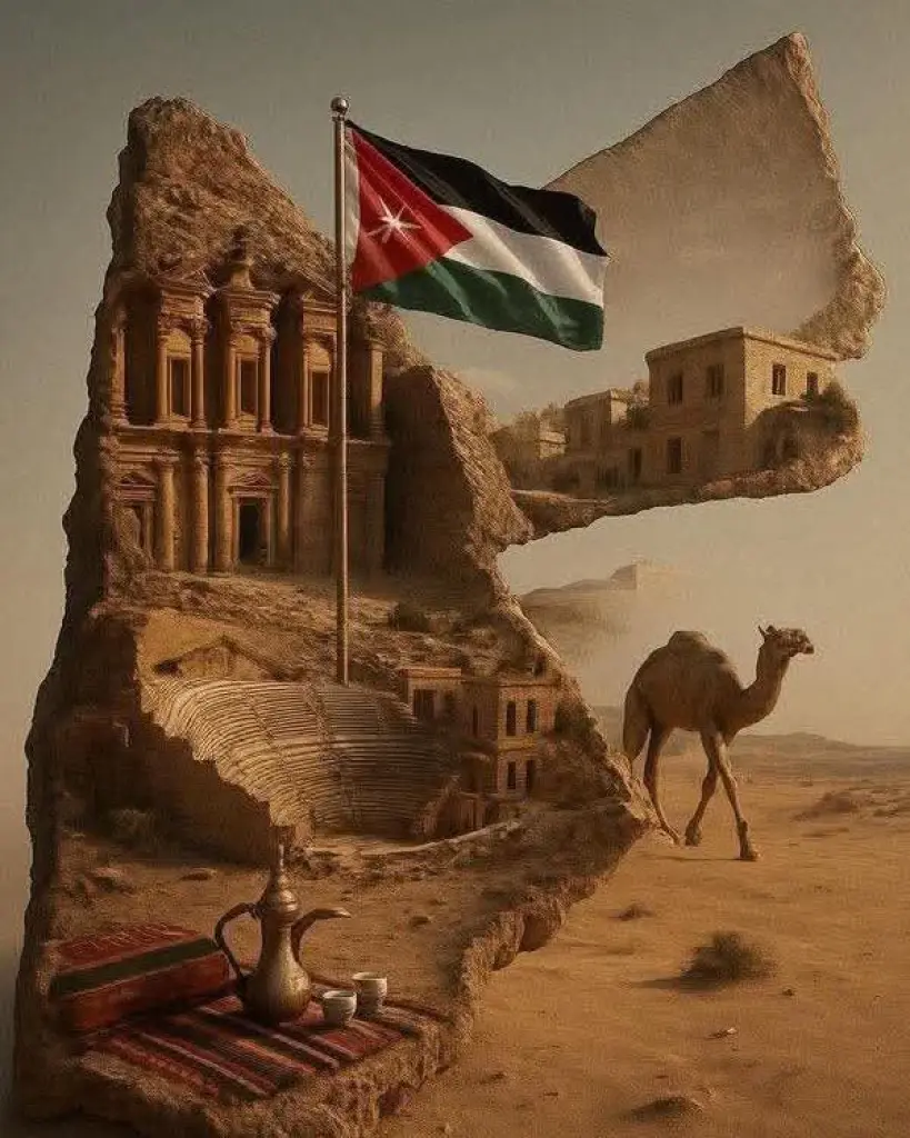 ثقافة الزرقاء تعرض تصاميم بمناسبة يوم العلم الأردني