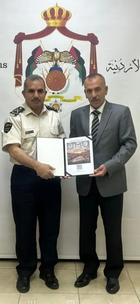 اللواء جمارك احمد العكاليك يستقبل الدكتور البدور  ويوقع على الحملة المليونية ضد المخدرات