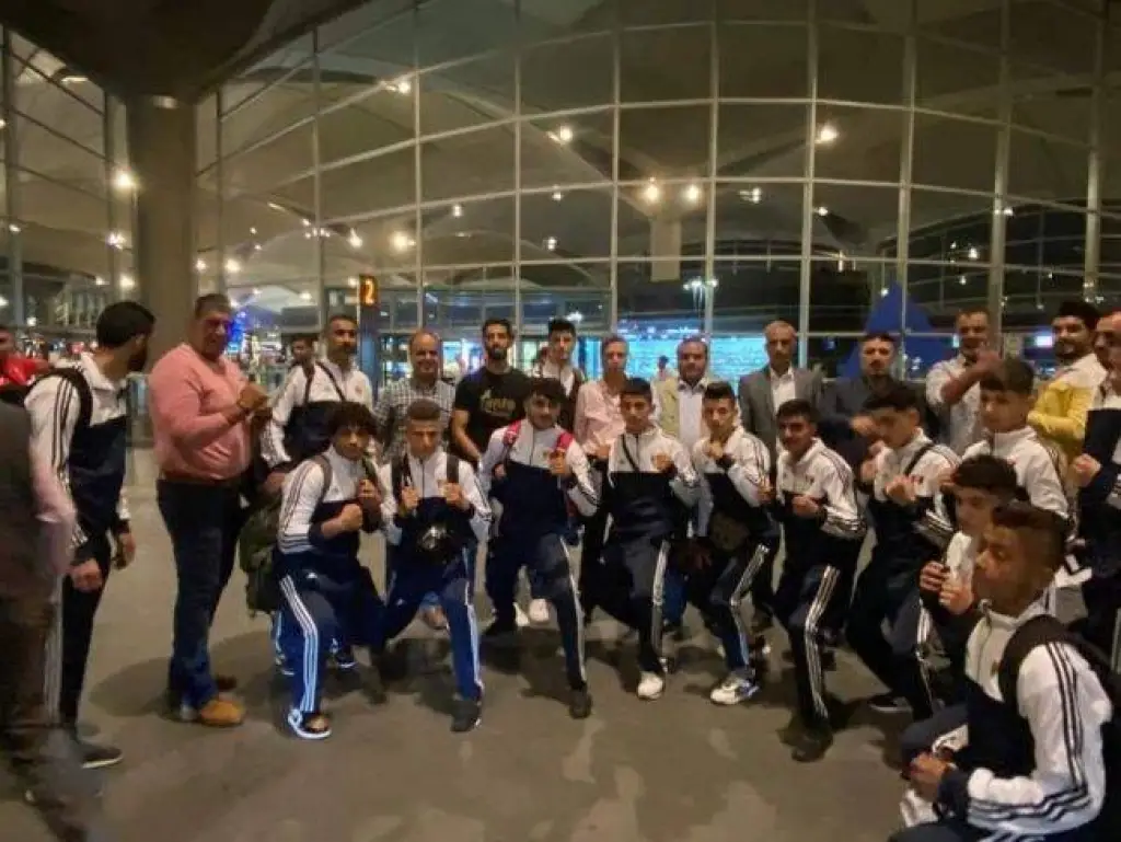 بعثة المنتخب الوطني للكيك بوكسينغ للشباب تغادر إلى إيطاليا.