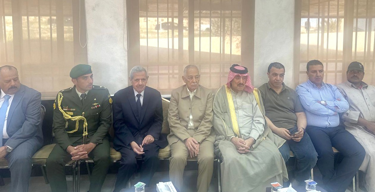 مندوبا عن الملك وولي العهد...العيسوي يعزي عشيرة الكركي