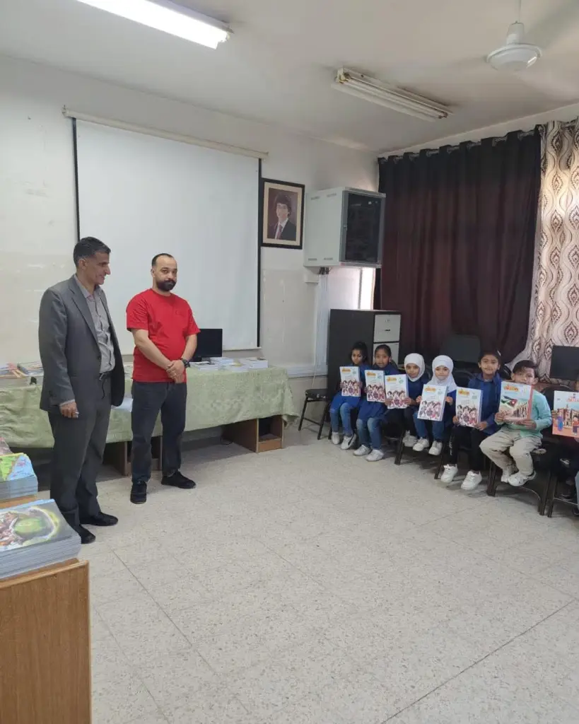 ثقافة الزرقاء تنظم معرضاً للكتاب في مدرسة رملة بنت أبي عوف