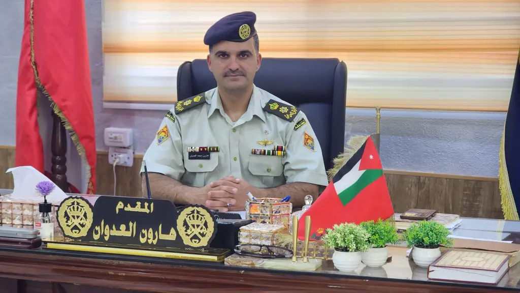 المقدم  هارون  العدوان..مبارك