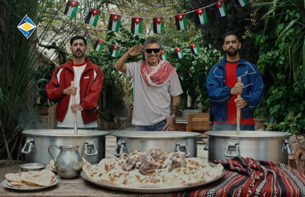 صوت الأردن عمر العبداللات يطلق هينا جينا دعماً للنشامى