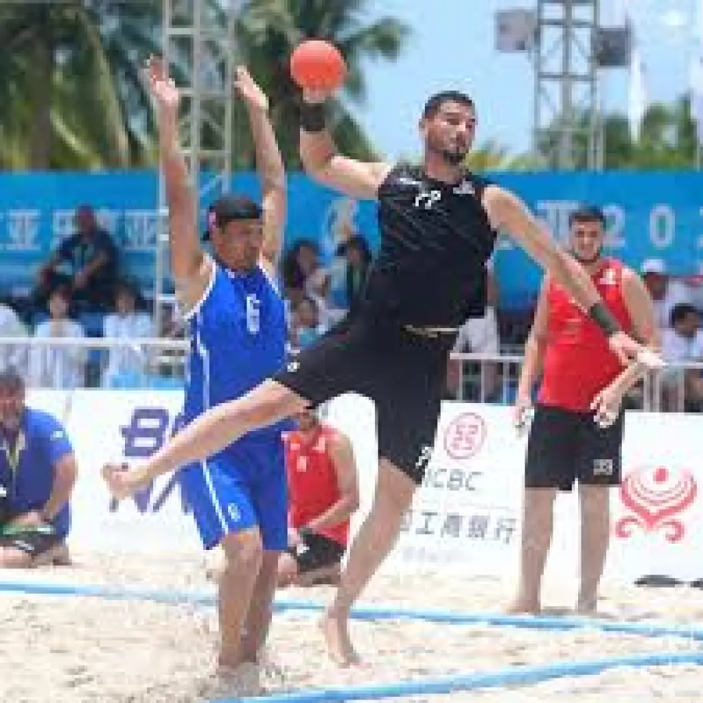 منتخب كرة اليد الشاطئية ينهي مشاركته في سانيا بانتصار على منغوليا