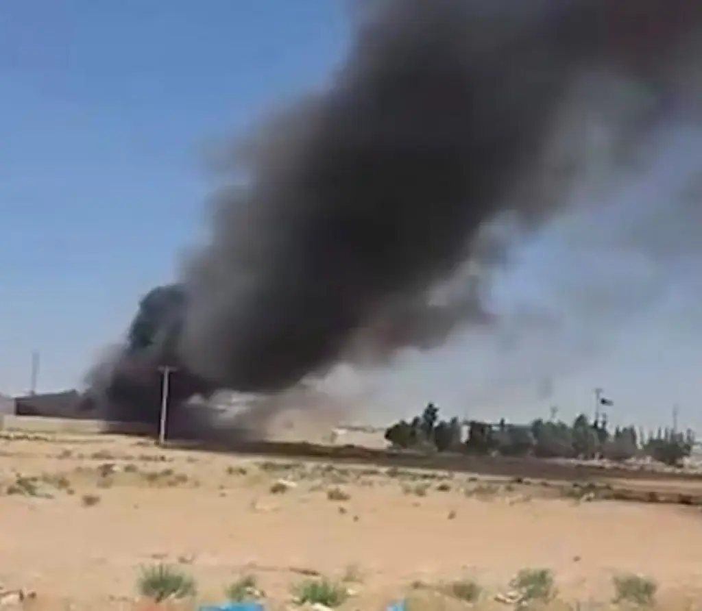 حريق مصنع كرتون في المفرق