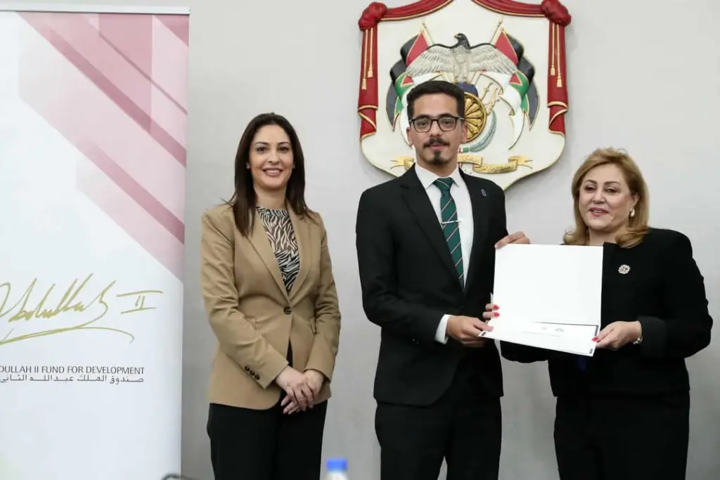 طلبة الجامعة الهاشمية ضمن مشروع الزمالة البرلمانية في مجلس النواب الأردني