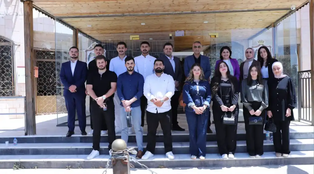هيئة الإعلام  تستقبل وفدًا من طلبة كليّة الإعلام في جامعة البترا
