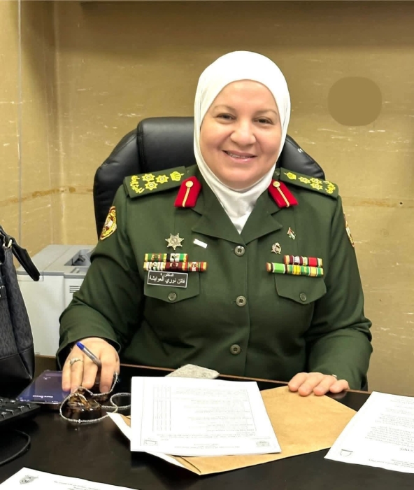 عشيرة العوايشة تهنيء عطوفة الدكتورة العميد فاتن نوري عبد الحليم العوايشة بمناسبة تعيينها رئيسا لدائرة الاطفال في الخدمات الطبية الملكية